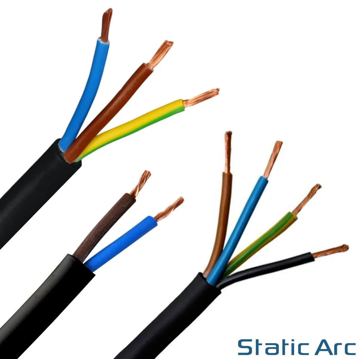 2/3/4 CORE ELECTRICAL FLEXIBLE CABLE TWIN TRIPLE WIRE PVC 0.75/1.0/1.5/2.5mm2