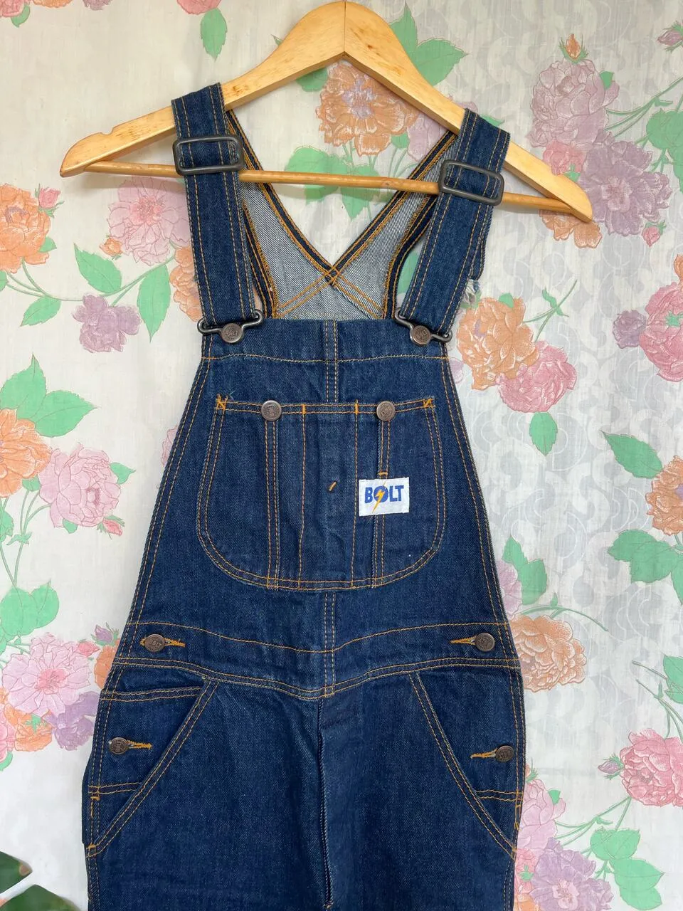 90's Deadstock Bolt Denim Overall