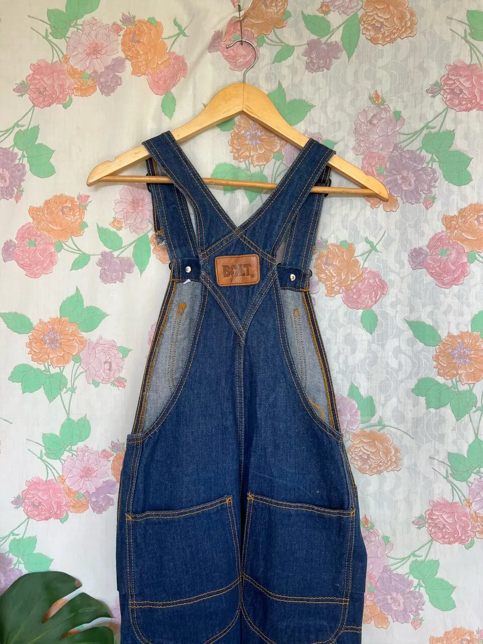 90's Deadstock Bolt Denim Overall