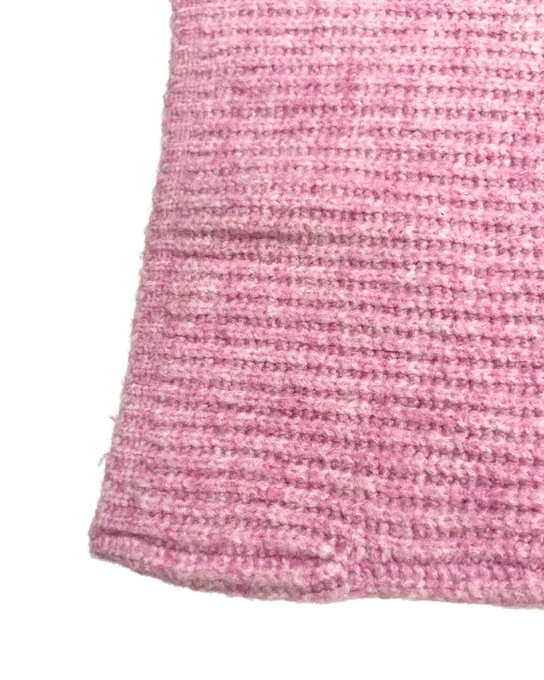 Aligne Pink High Neck Cropped Jumper