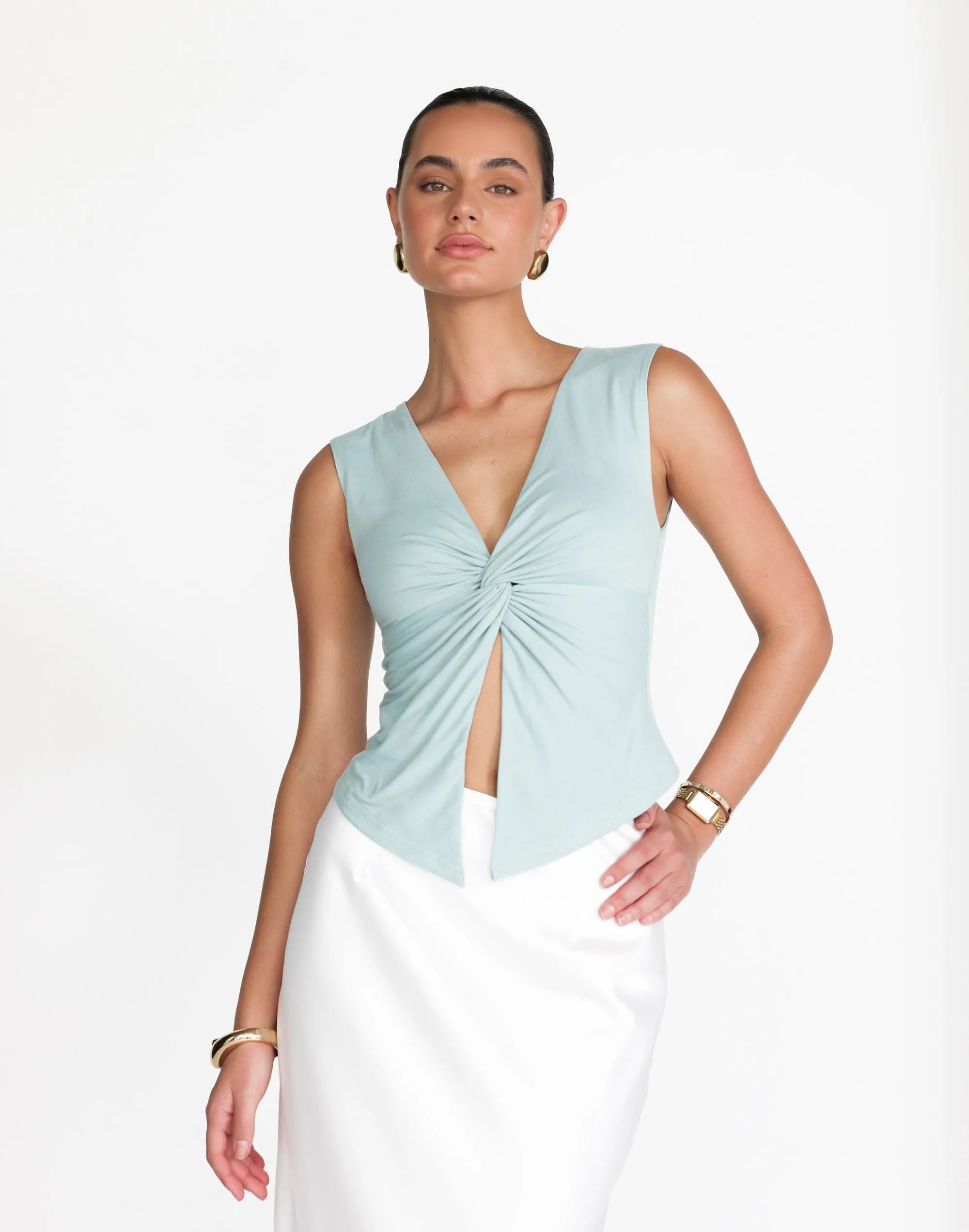 Althea Top (Azure)