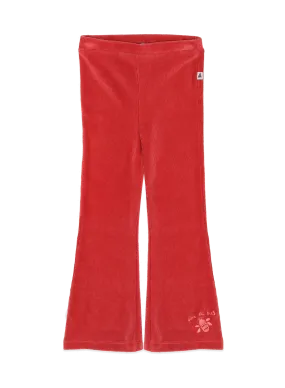 AMMEHOELA Bee Flared Pants Red