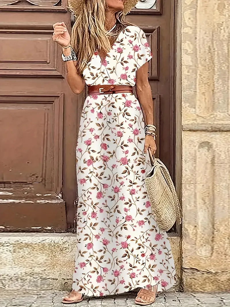 AURORA | FLORAL MAXI DRESS