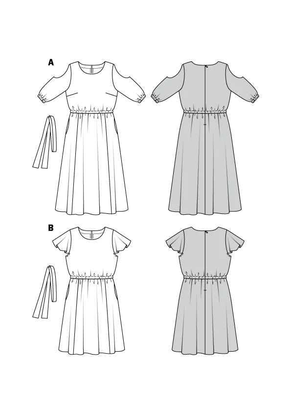 BD6449 Women's Summer Dress Pattern