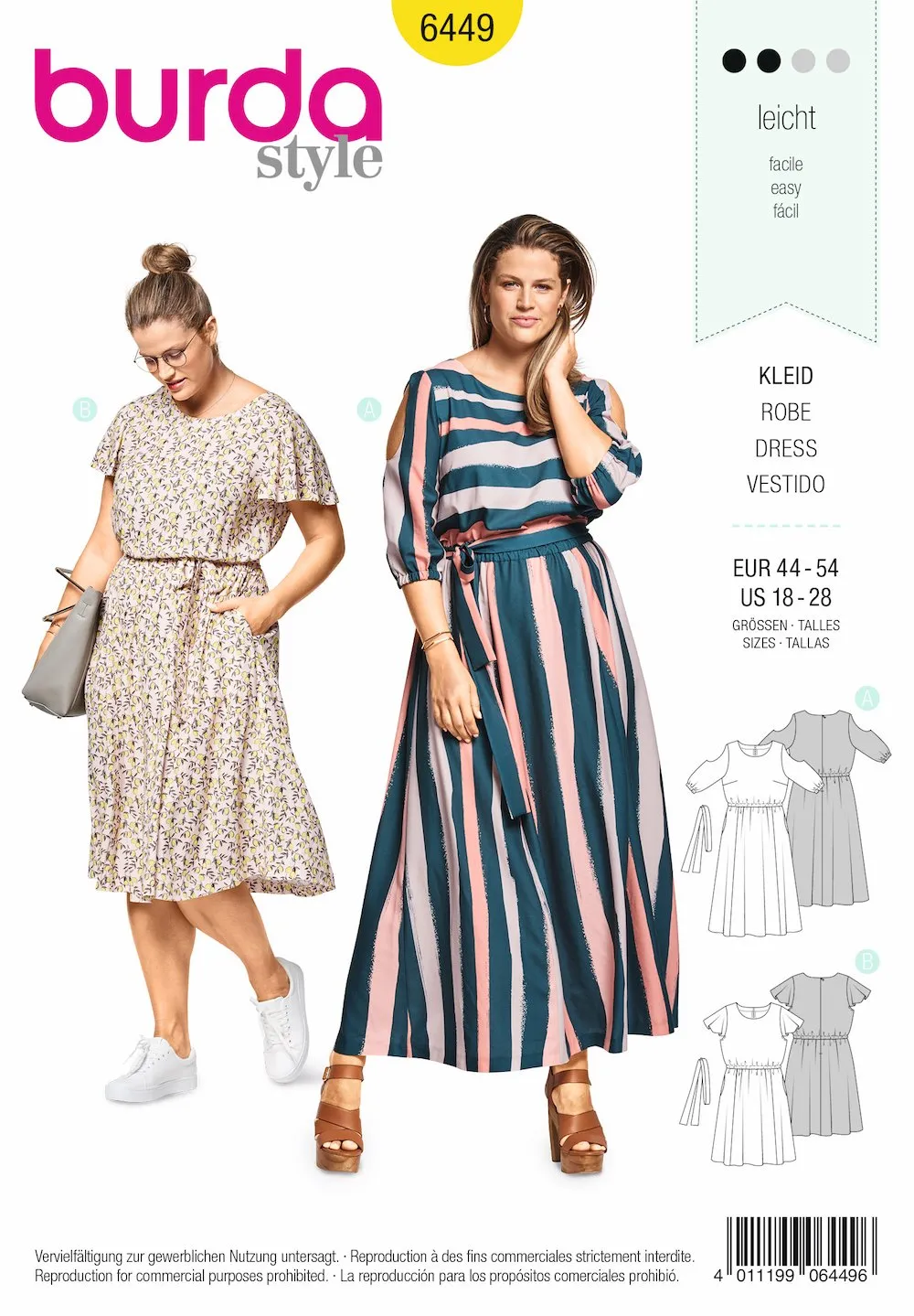 BD6449 Women's Summer Dress Pattern