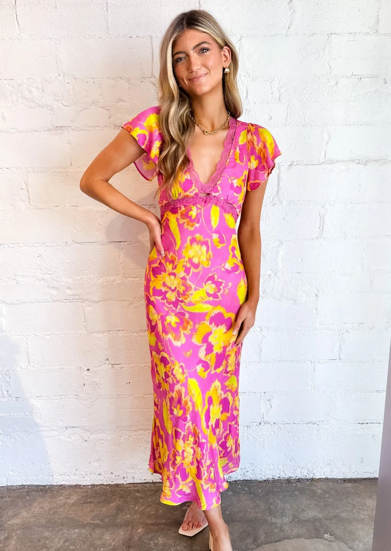 Beach Sunrise Maxi Dress