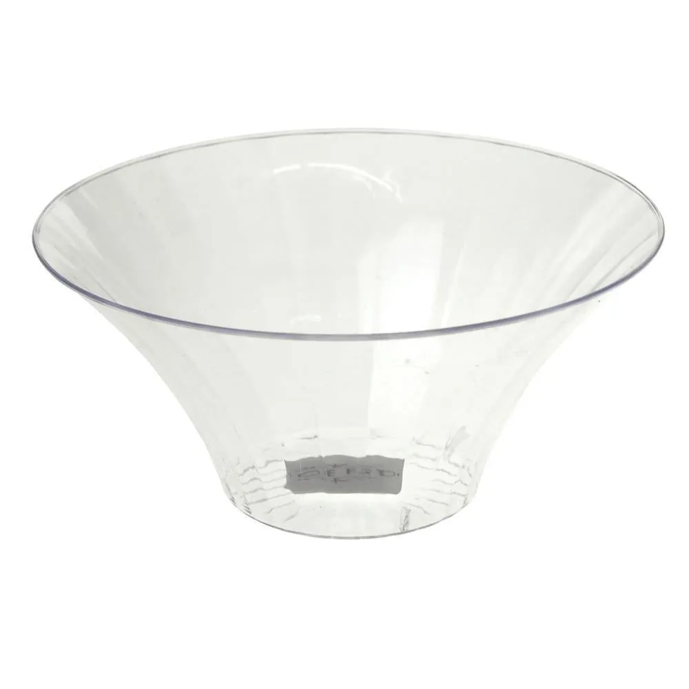 Clear Plastic Flared Bowl Favor Container, 7-Inch