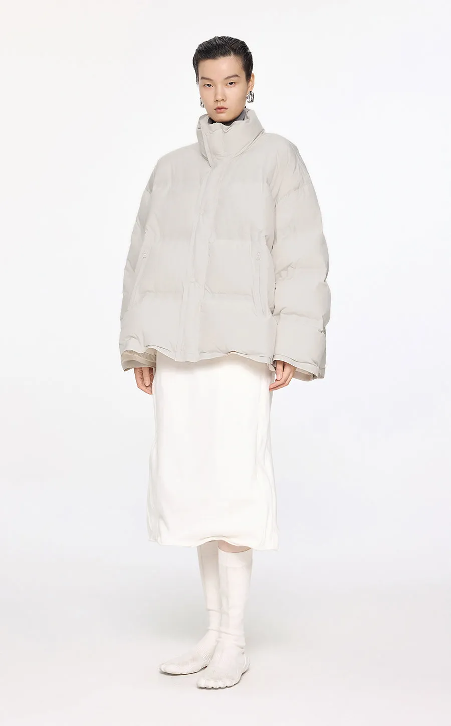 Coat / JNBY Oversize Stand Collar Down Coat