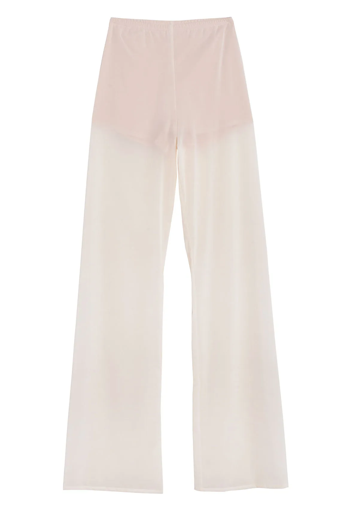 Cream Crepe Pant