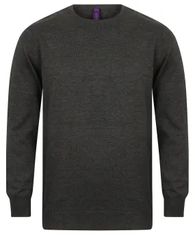 Crew neck jumper | Grey Marl