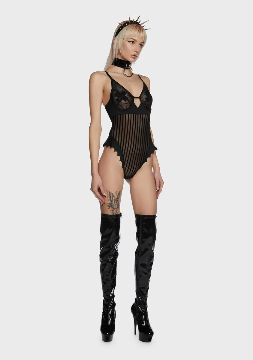 Darkly Dreaming Mesh Bodysuit