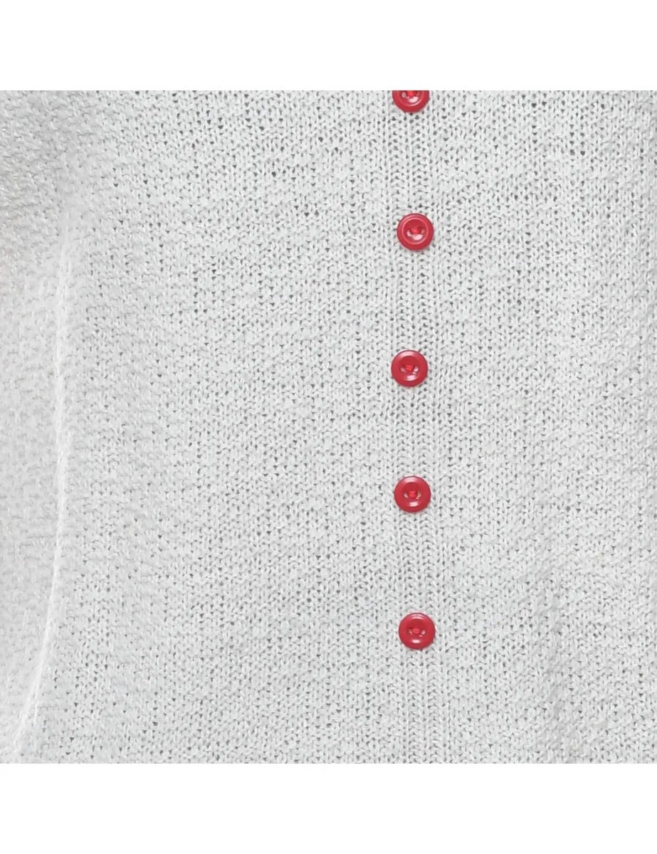 Decorative Buttons Jumper - M