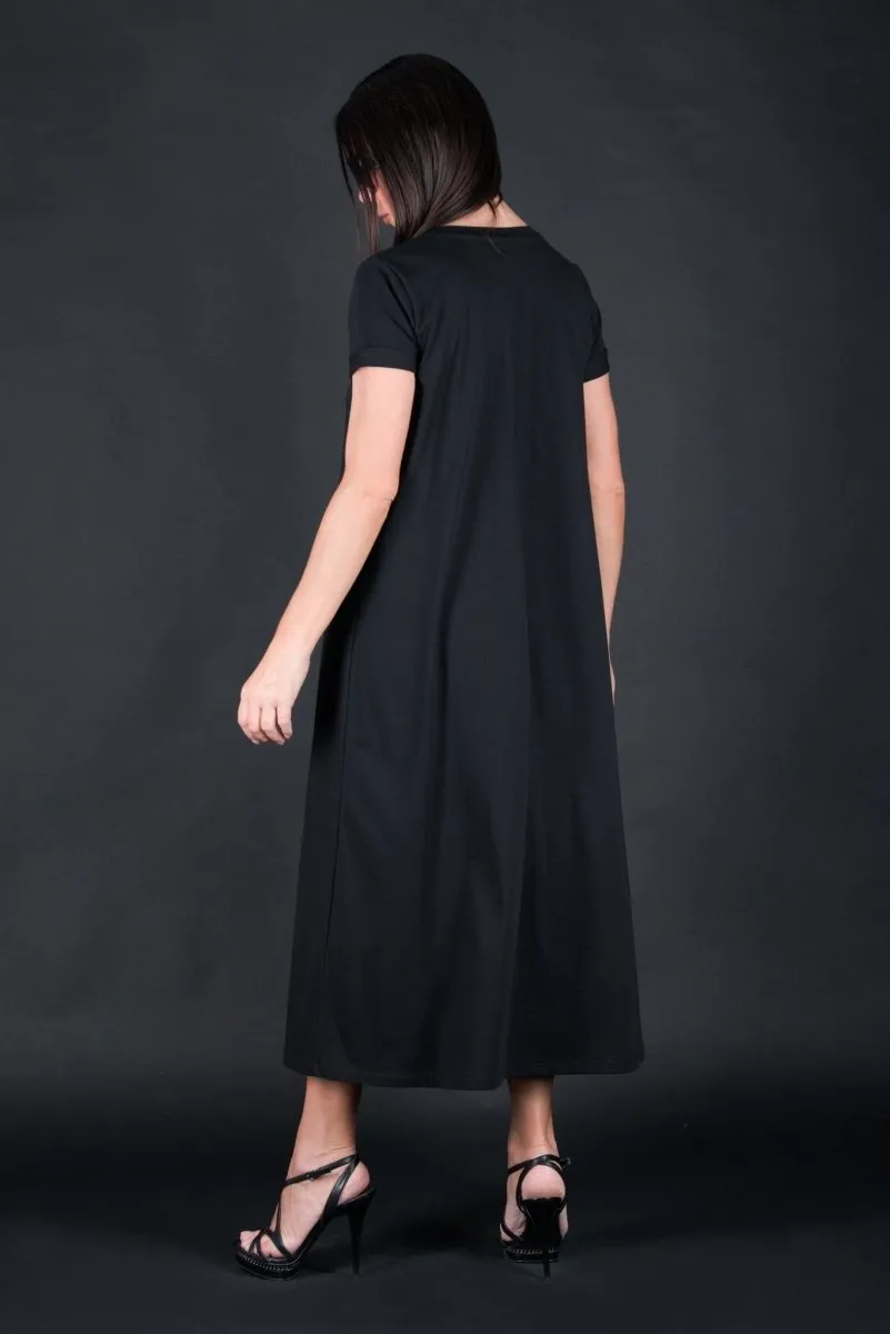 EMY Black Summer Cotton Dress ON SALE