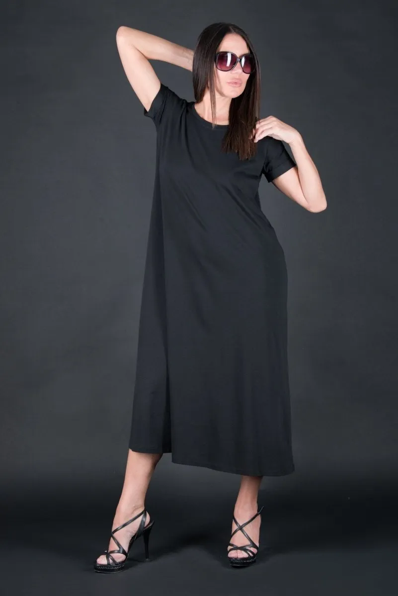 EMY Black Summer Cotton Dress ON SALE