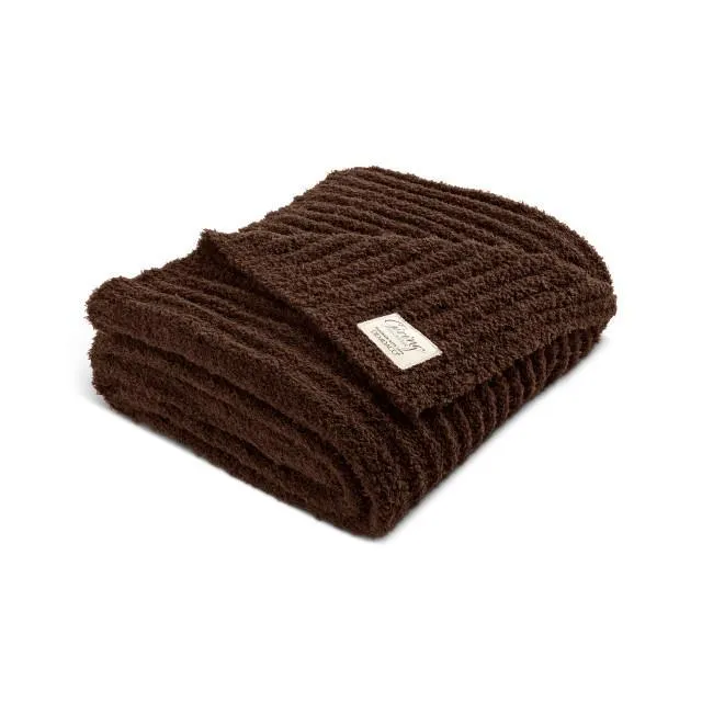 Espresso Giving Blanket - Giving Collection Knit Fabric Men's