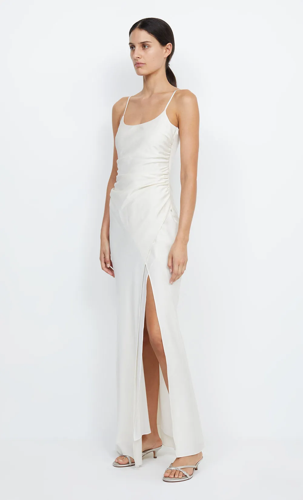 ETERNITY SCOOP MAXI DRESS - CREAM