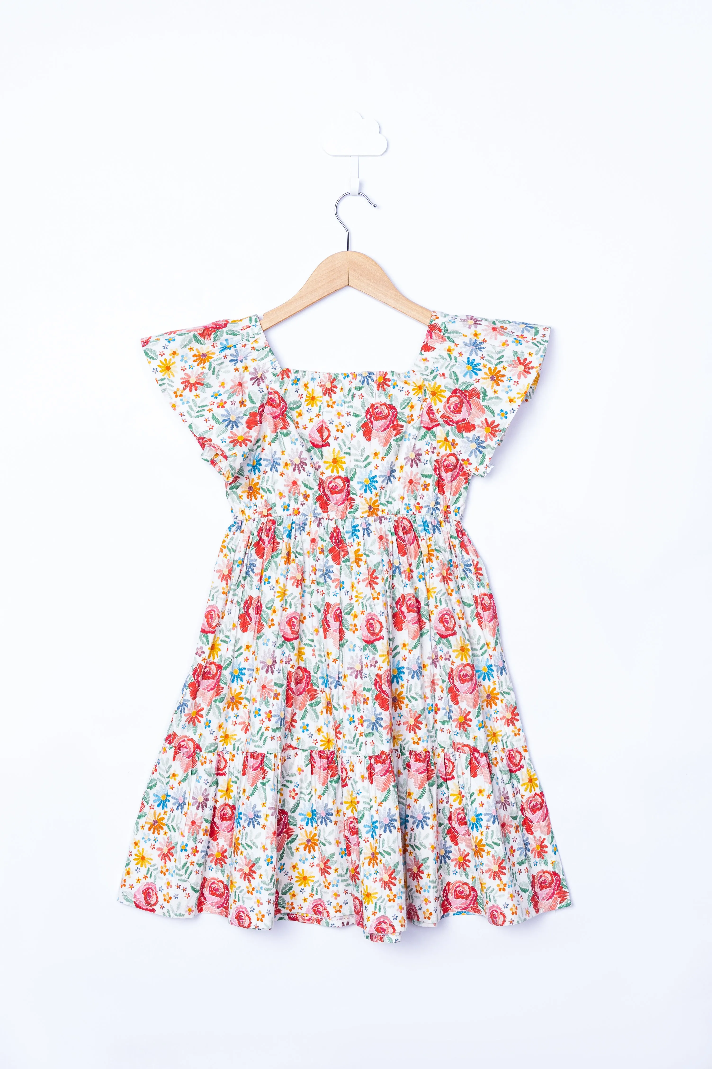 Floral Flared Dress