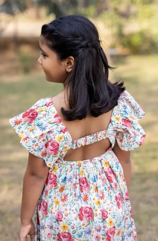 Floral Flared Dress