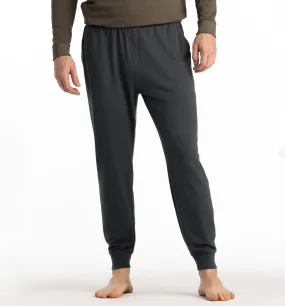 Free Fly Men's Bamboo Lightweight Fleece Jogger - Black Sand