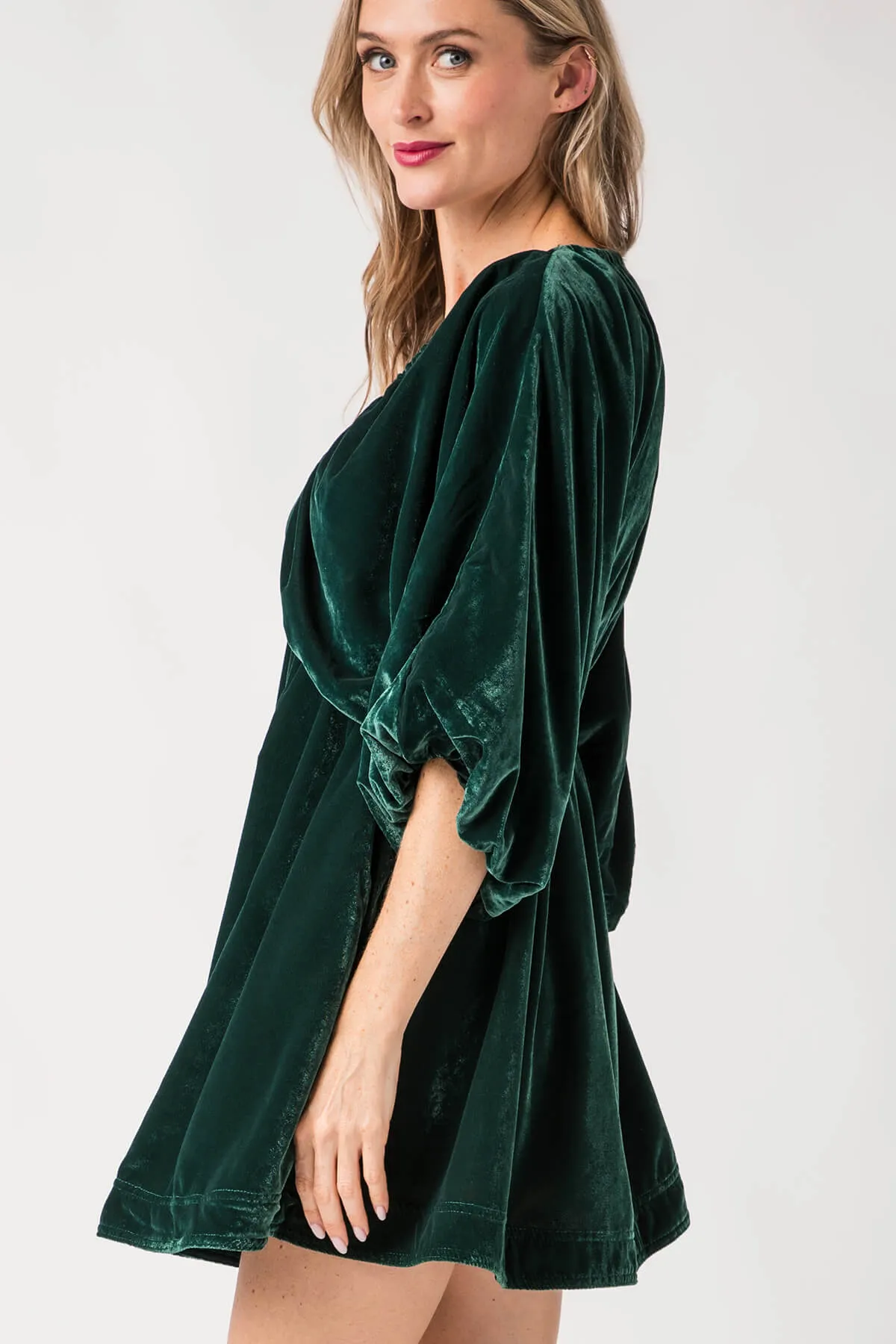 Free People Portia Velvet Mini Dress