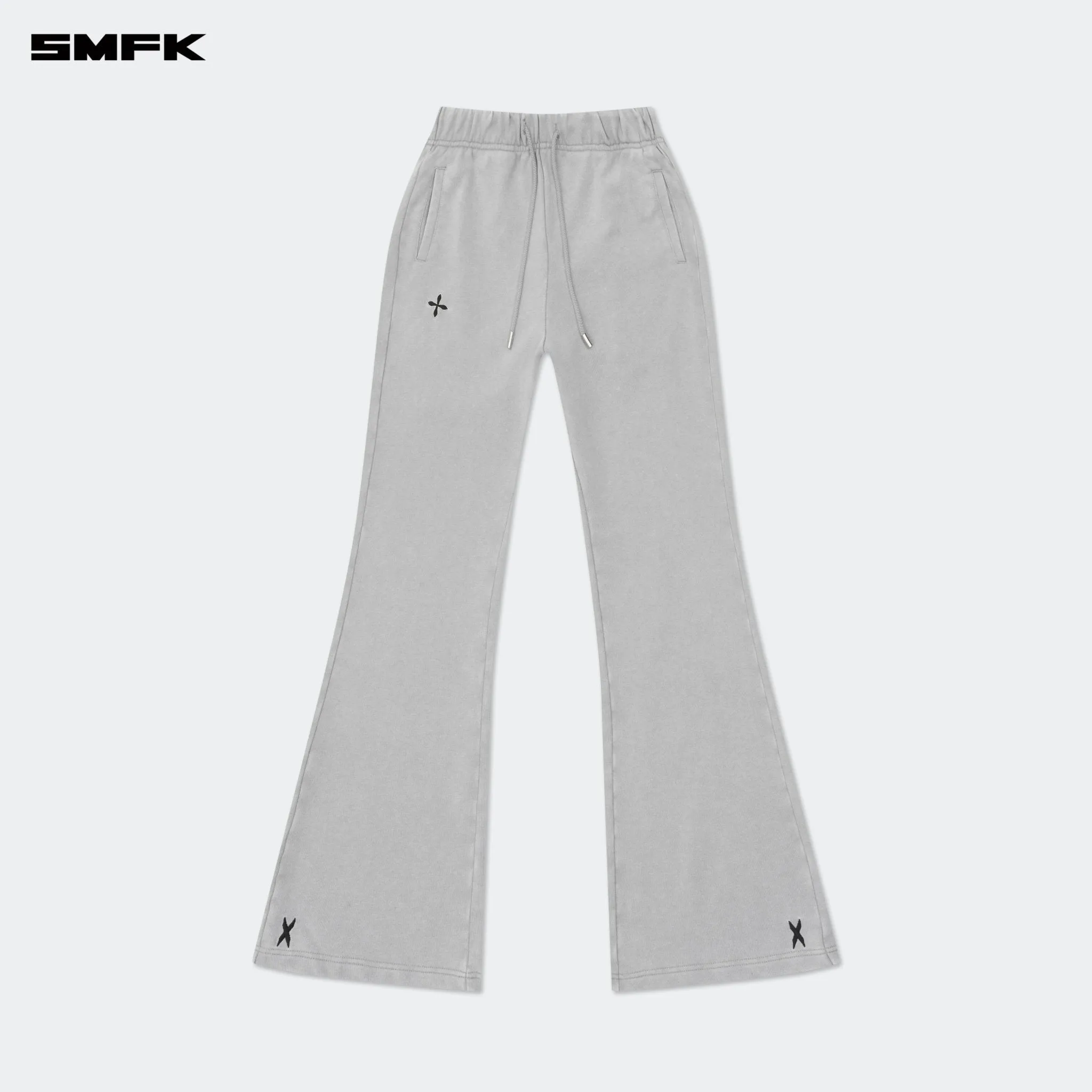 FUTURE Classic Flared Sweatpants In Gray