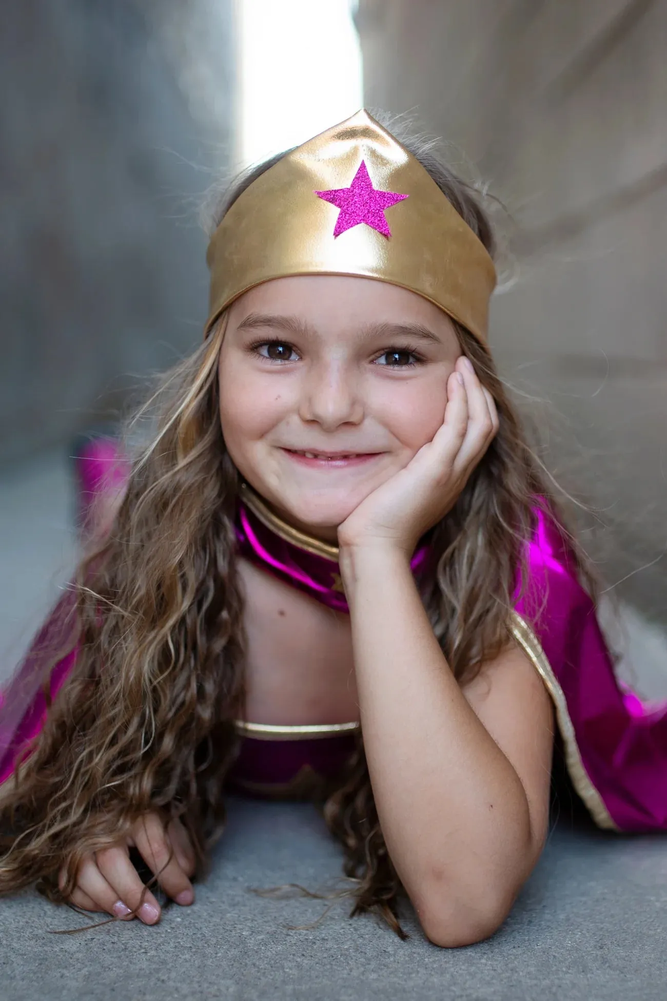 Great Pretenders Superhero Star Dress, Cape & Headpiece