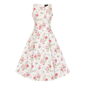 Hepburn Dress - Vintage Rose