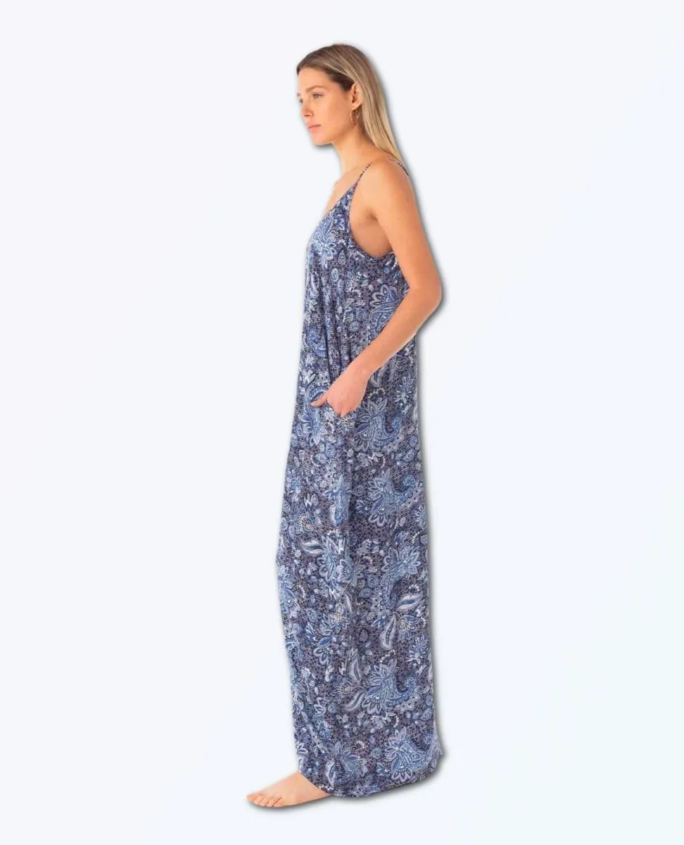 Indigo Combo Mila Maxi Dress