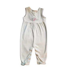 Jardinera Babycottons Overall Agatha Plush Crudo