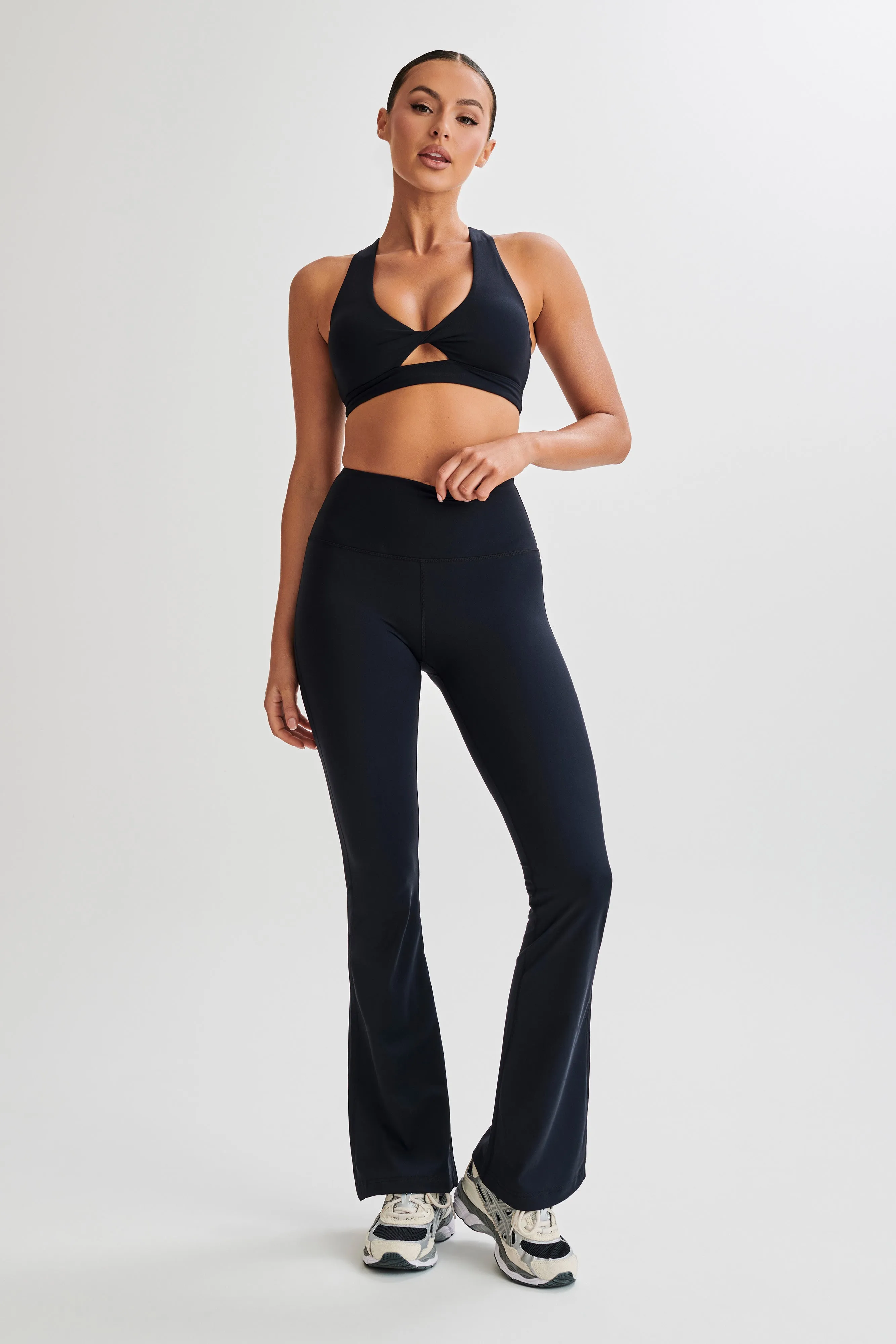 Jesse Flared Yoga Pants - Black