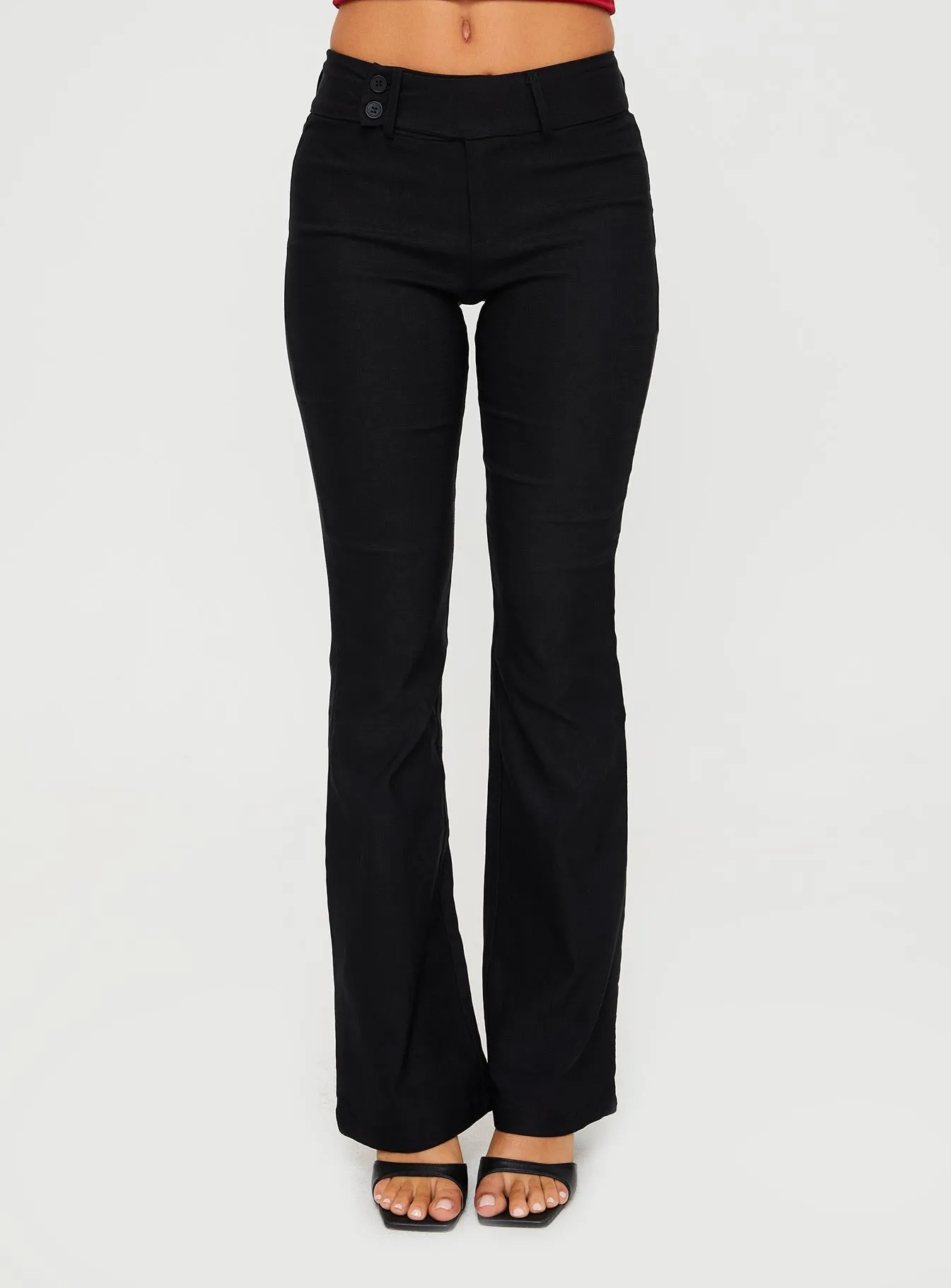 Kinkirk Flared Pants Black Tall