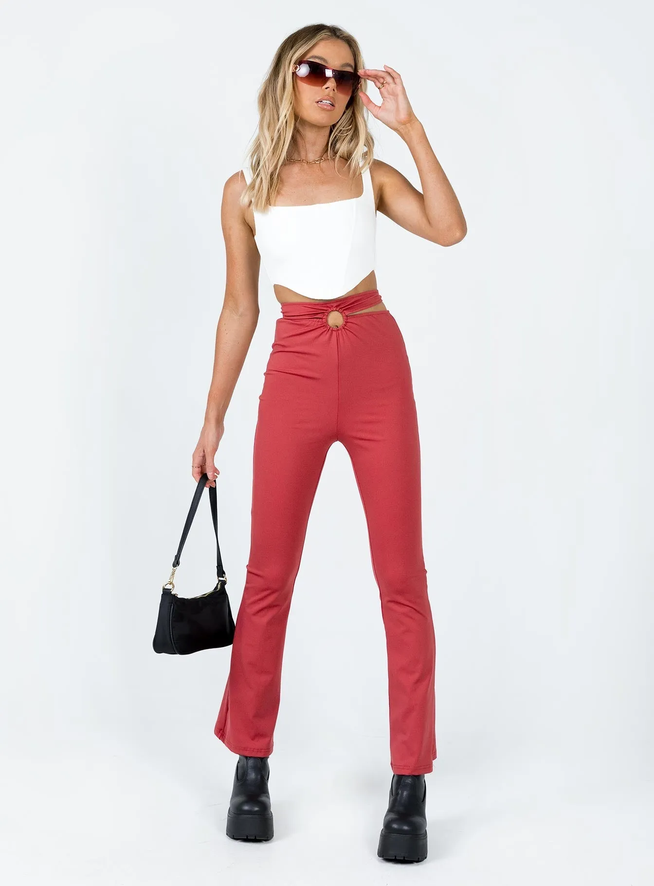 Kyra Pants Red