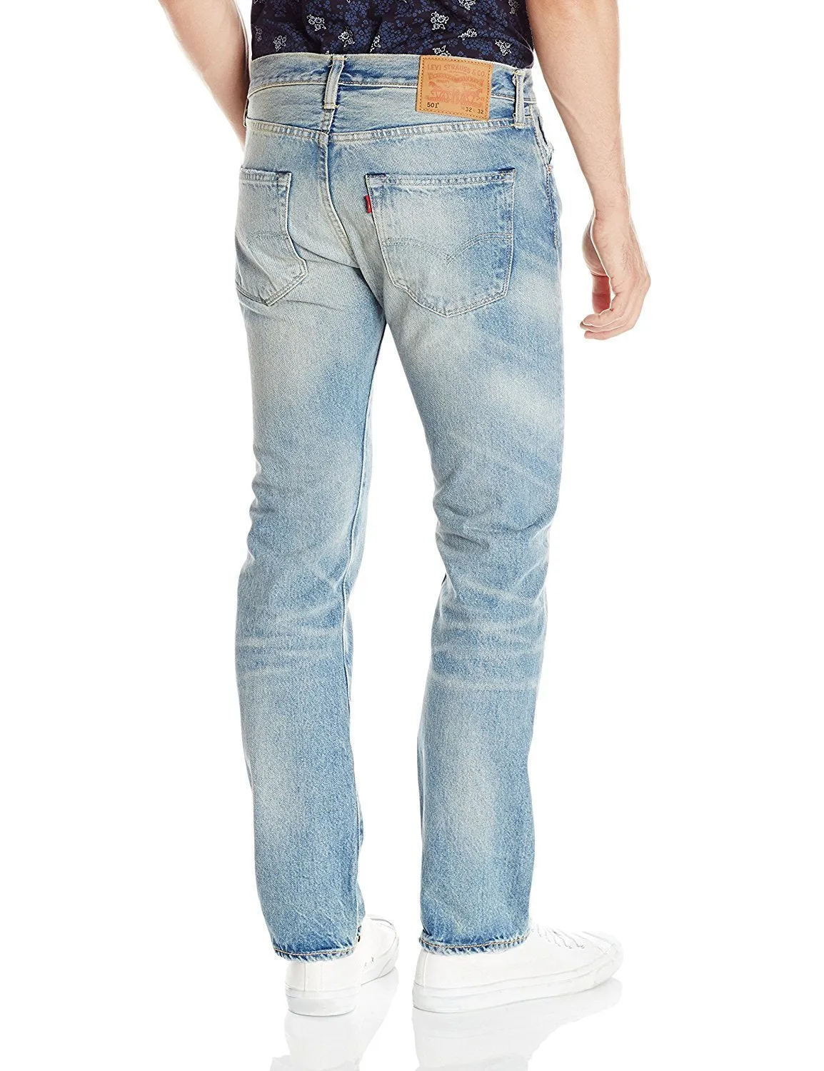 Levi's Men's 501 Original Fit Jean - Torn Up Destruction