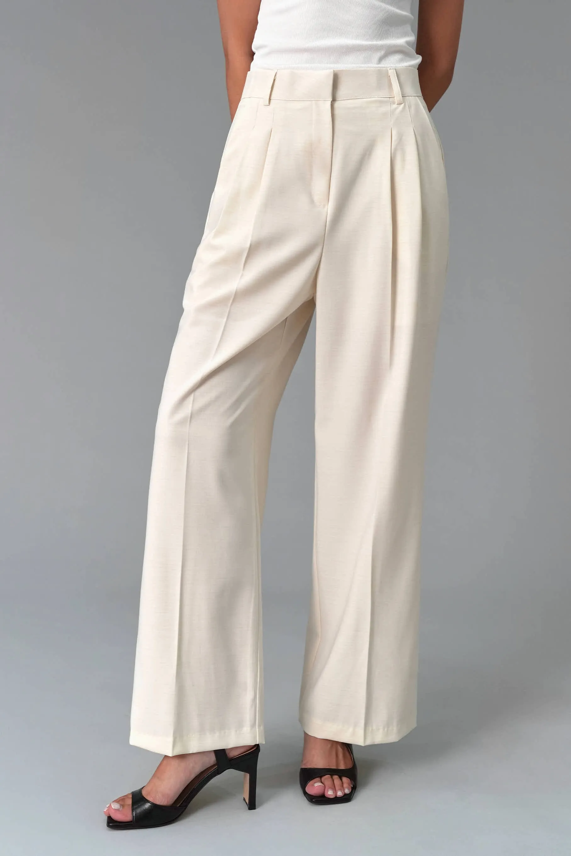 Lillian Pintuck Trousers