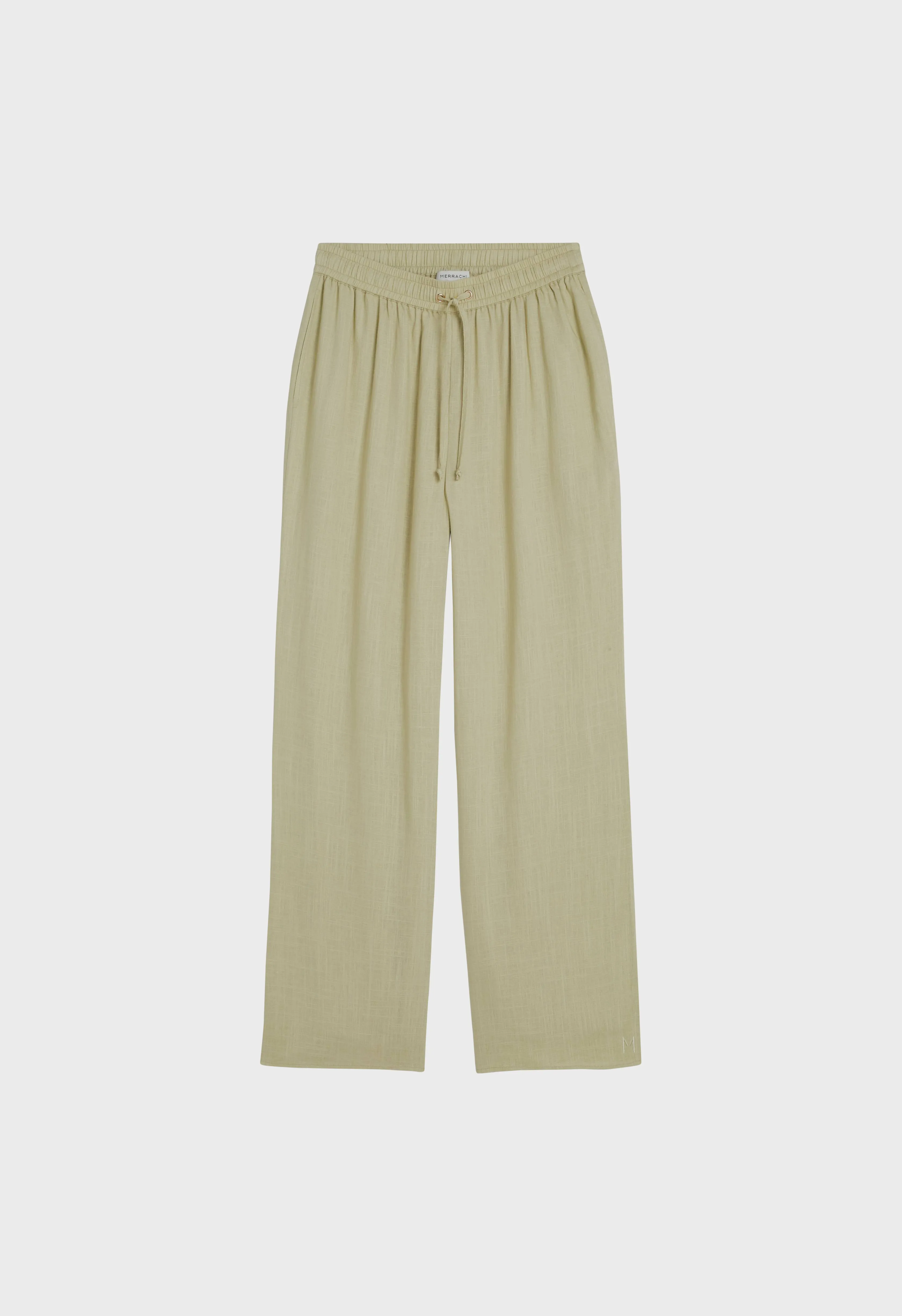 Linen Loose Pants | Soft Khaki