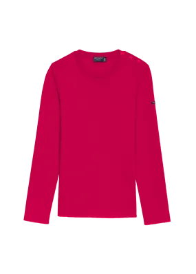 Marée authentic sailor jumper - slim fit, in wool (MAGENTA POP/MAGENTA)