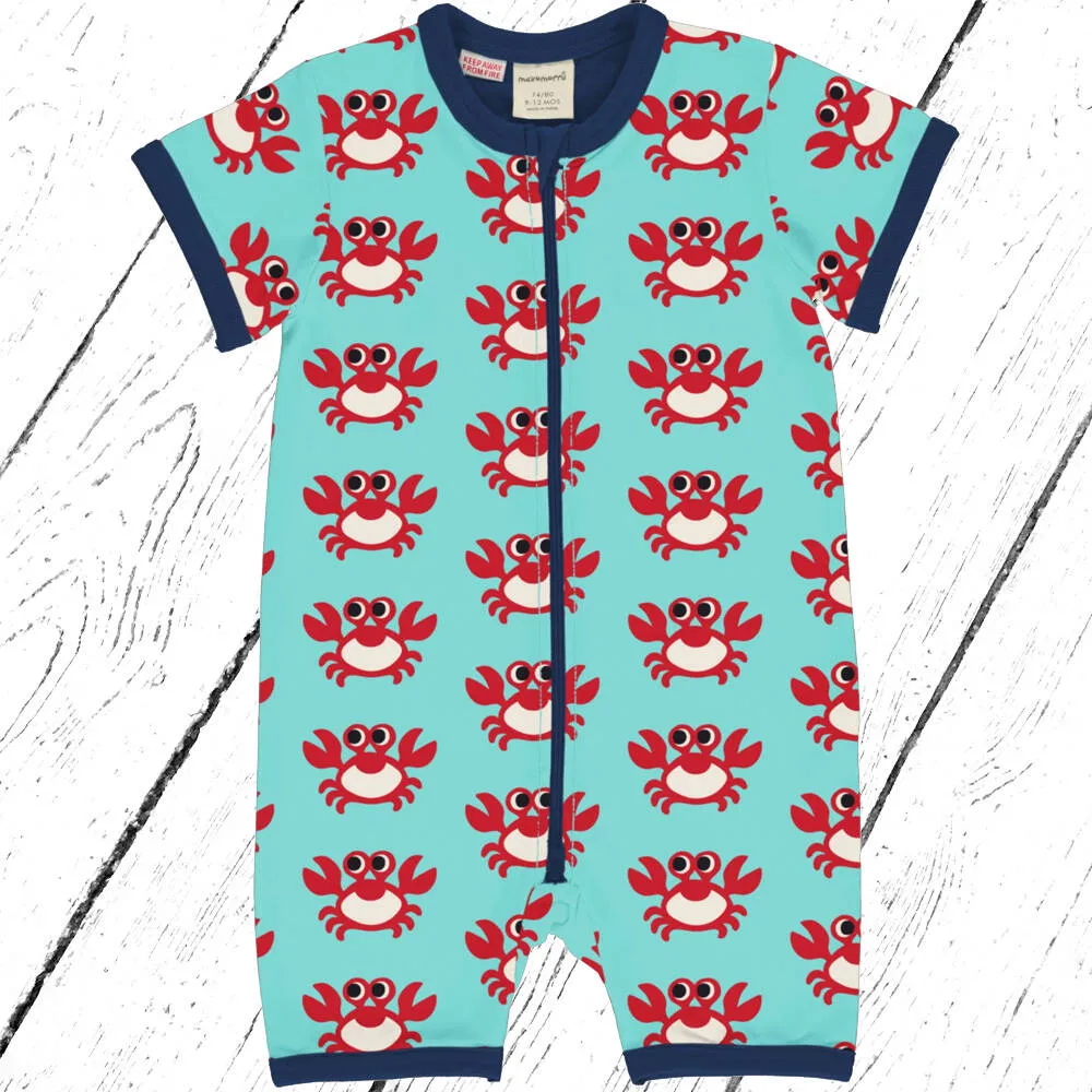 Maxomorra Overall Rompersuit Short CRAB