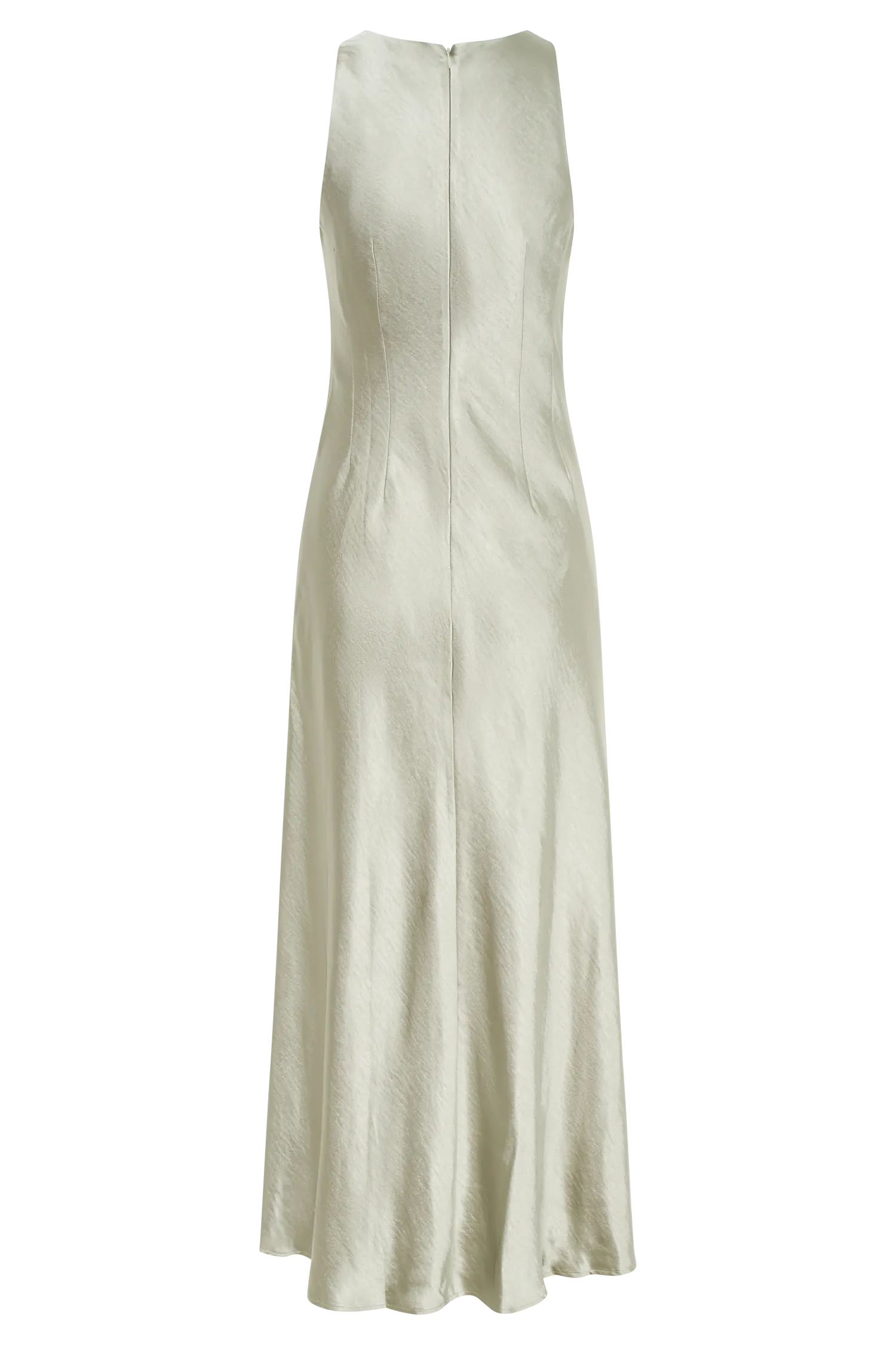 Meghan Satin Maxi Dress - Sage