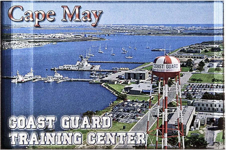 MGCM02 Magnet Thick Lucite Cape May Coast Guard