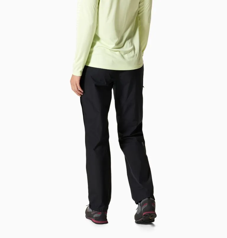 Mountain Hardwear Women's Exposure 2 Gore-Tex Paclite Pant - Black - Regular