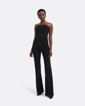 Myrine Black Jumpsuit With Belt