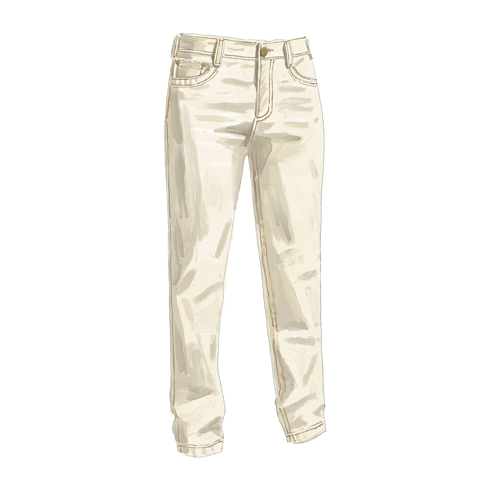 Natural 5-Pocket Denim Jean