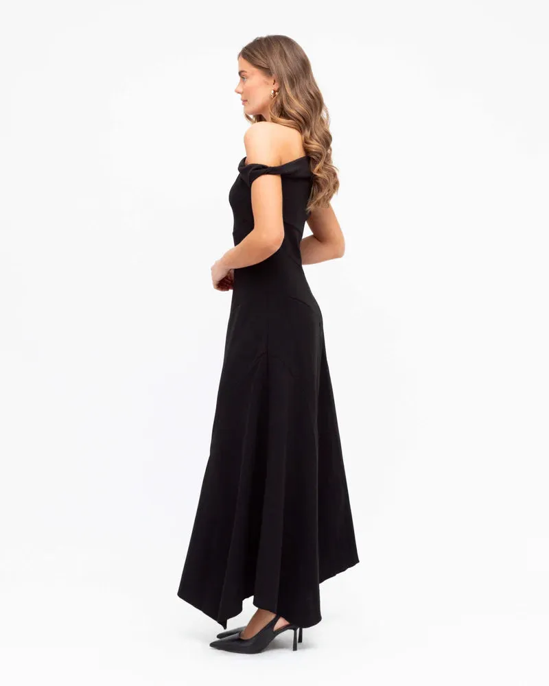 One Shoulder Maxi Dress