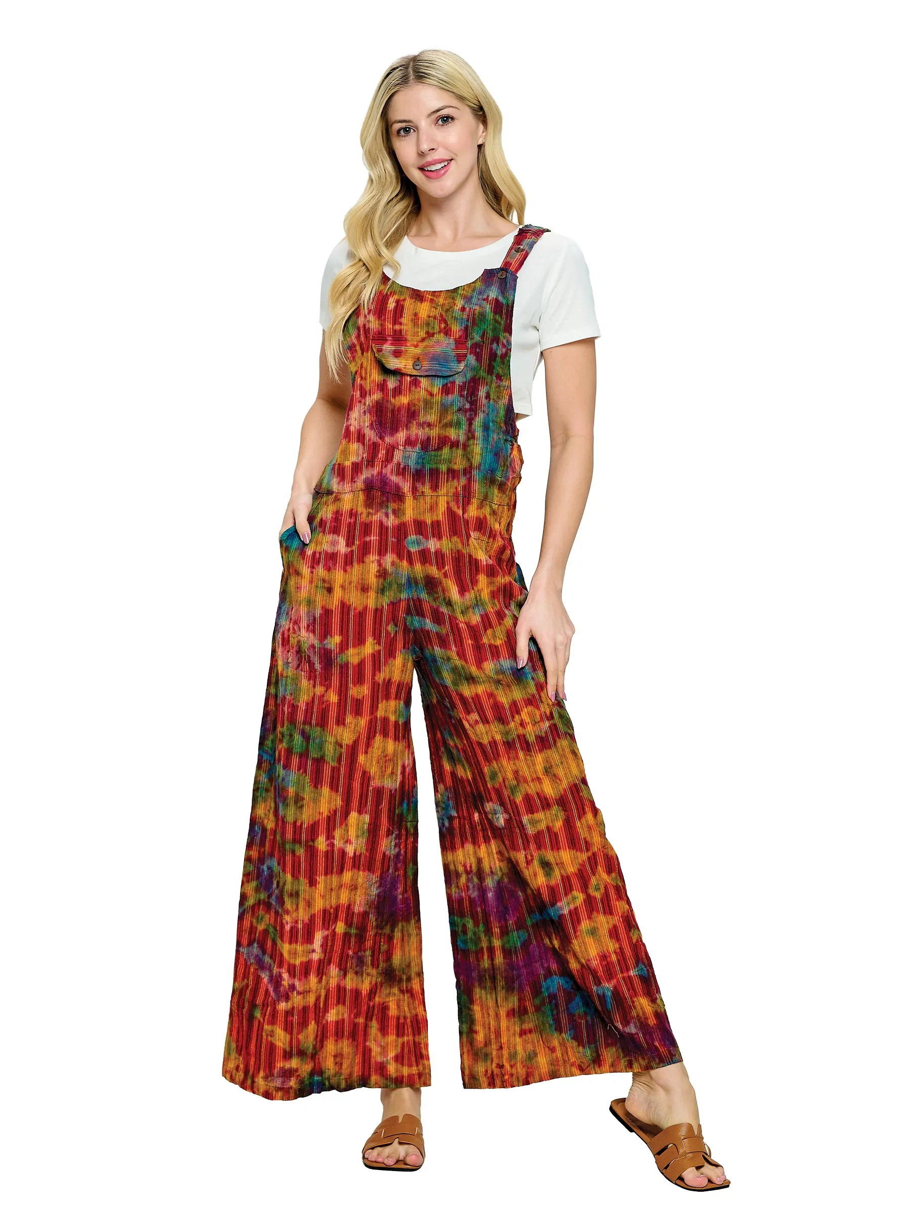 Overall Hippie Tie Dye