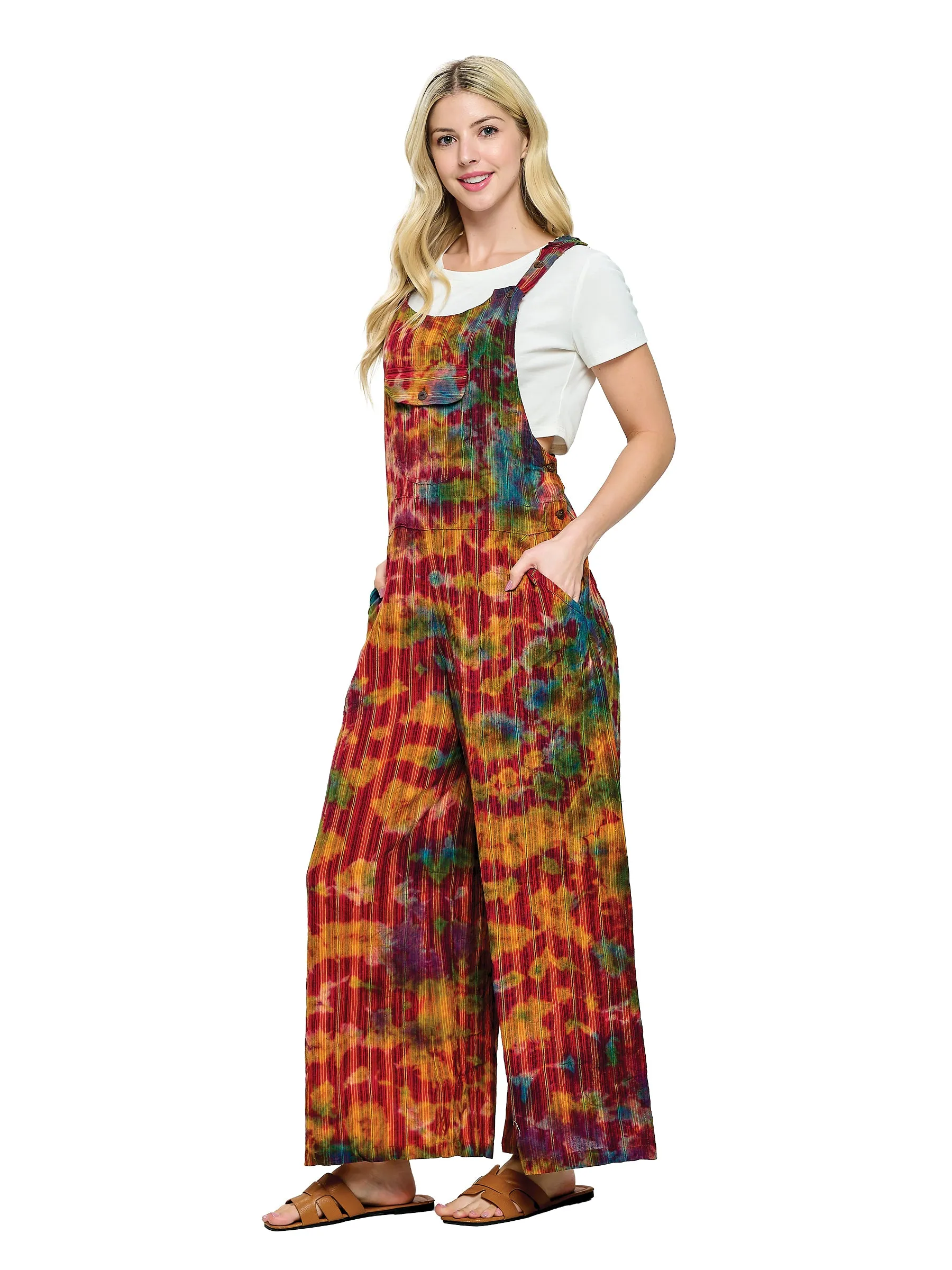 Overall Hippie Tie Dye