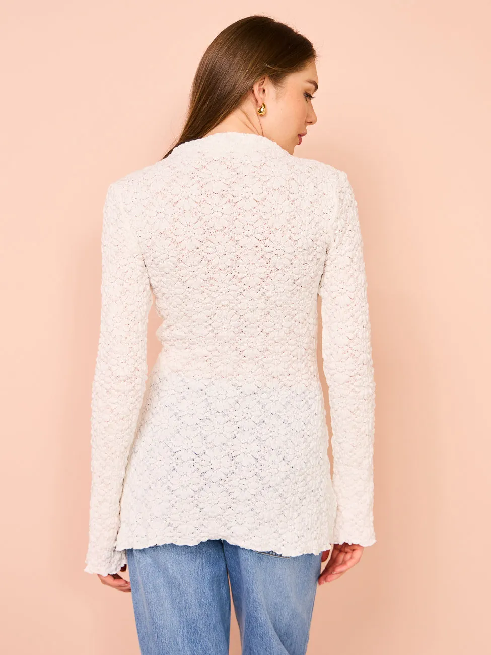 Ownley Clive Top in Ivory