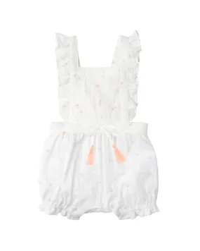 PALM COVE DITSY PRINT FRILL OVERALL