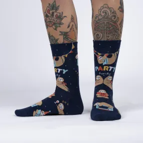 Party Hardly Crew Socks