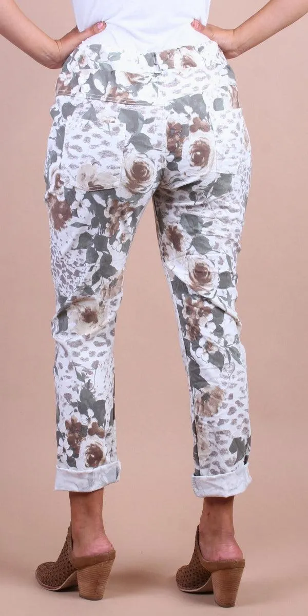 Petalo Cheetah Print Pants