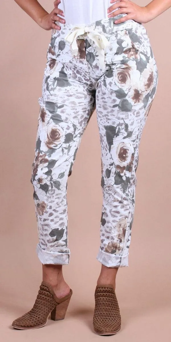 Petalo Cheetah Print Pants